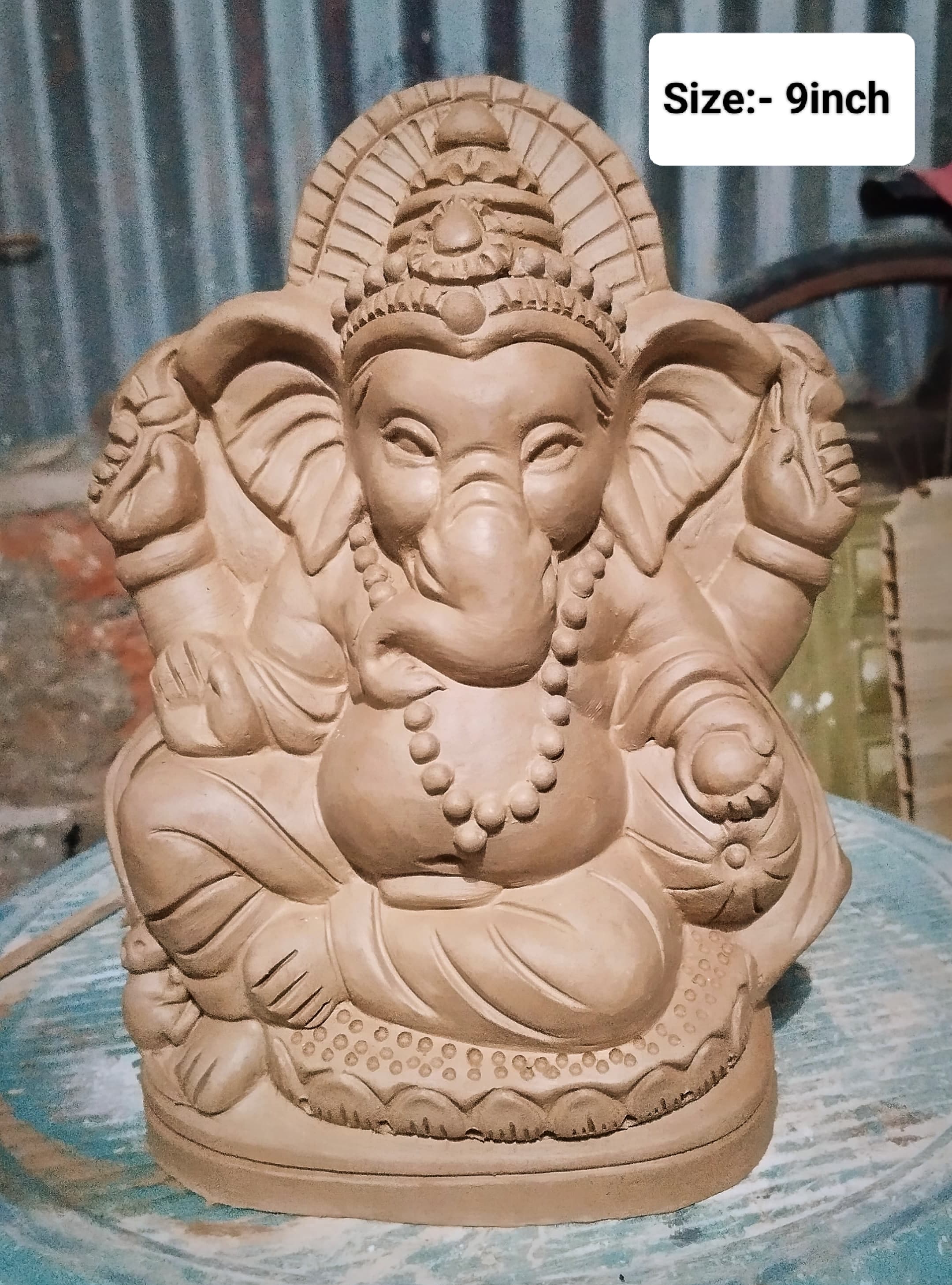 Clay Vinayaka idol five